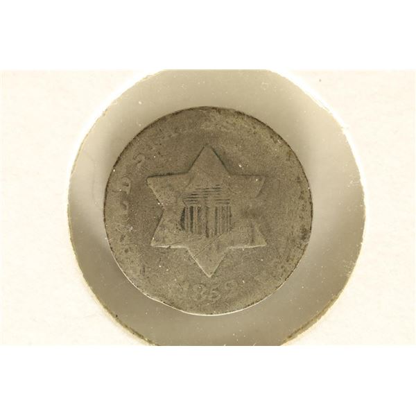 1852 US THREE CENT PIECE (SILVER)