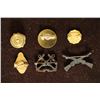 Image 2 : 6 ASSORTED PIN BACKS: US NAVY, "MASTER GUNNER"