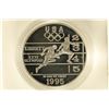 Image 1 : 1995-P US SILVER $1 PROOF OLYMPIC'S "TRACK AND