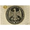 Image 2 : 1992-G GERMAN SILVER PF 10 MARK .3115 OZ. ASW