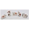 Image 1 : 5 Acoma Hand Painted Ceramic Pottery Animals