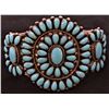 Image 4 : Zuni Sterling Cluster Bracelet by Diane Lonjose