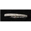Image 2 : Silver Tone and Diamond Chip Band, Size 7.5