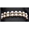 Image 1 : Sterling Double Row Pearl Link Bracelet