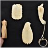 Image 2 : 4 Carved Ivory Collectibles