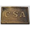 Image 3 : Confederate Army Solid Brass Replica Buckles