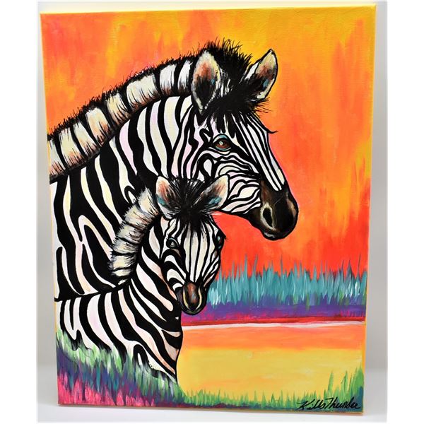 2023 Original Acrylic Painting by Kills Thunder