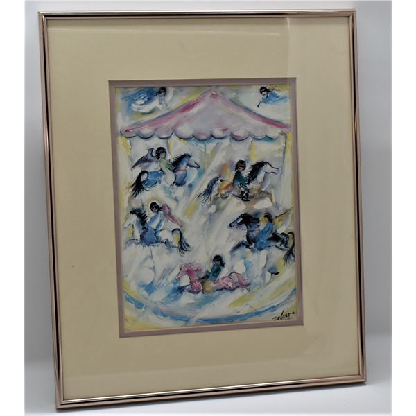 De Grazia ''Joy and Music'' Framed Print