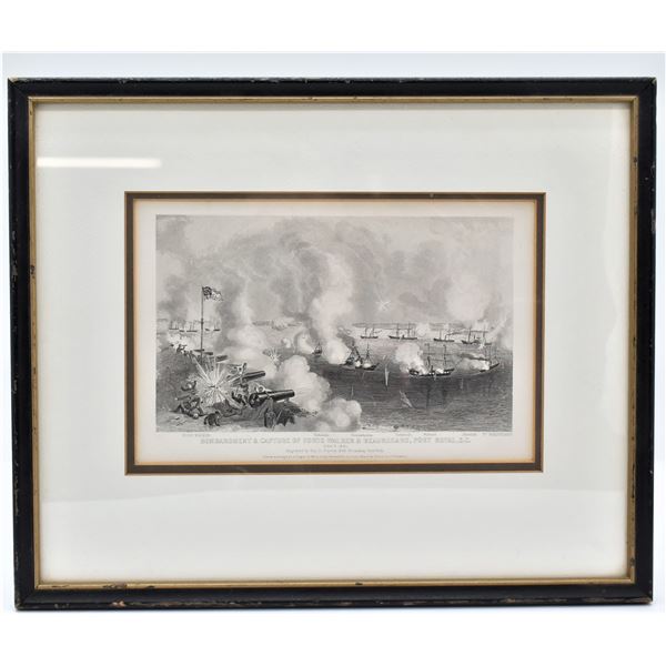 Framed Civil War Engraving