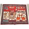 Image 1 : Vintage Fringed Persian Rug, Camel Motif