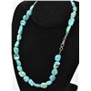 Image 4 : Native American Navajo Turquoise Nugget Necklace