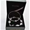 Image 1 : Pandora Sparkling Heart Bead Bangle Bracelet