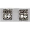 Image 1 : Estate Rhinestone Clip-On Earrings