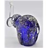 Image 4 : Murano Cobalt Blue & Gold Flake Glass Paperweight