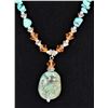 Image 2 : Morenci Turquoise Necklace & 2 Pairs of Earrings
