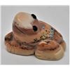 Image 4 : Zuni Dolomite Frog Fetish by Georgette Quam