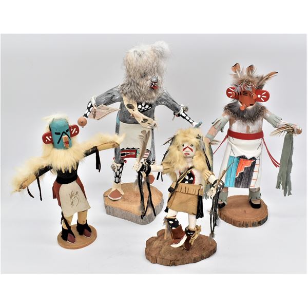 4 Native American Navajo Kachinas