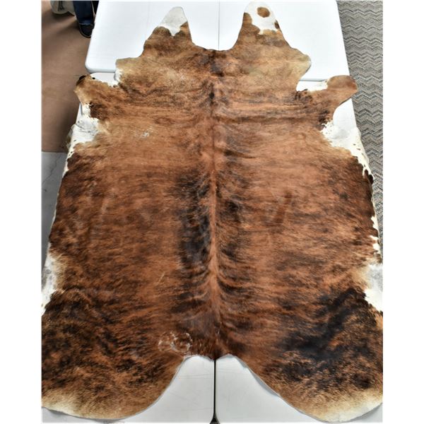 Original Brown Brindle Cow Hide Rug