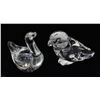Image 4 : 6 Crystal Glass Animal Figurines