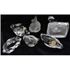 Image 5 : 6 Crystal Glass Animal Figurines