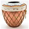 Image 3 : Sioux Beaded Composition Vase by Kills Thunder