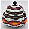Image 3 : Sioux Hand Beaded Lidded Wood Trinket Box