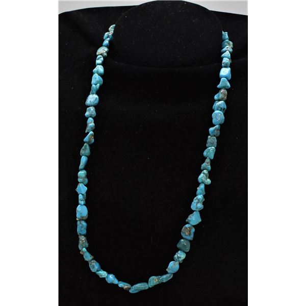 Vintage Estate Navajo Turquoise Nugget Necklace