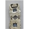 Image 6 : Estate Mexican Silver and Faceted Glass Bracelet