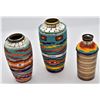 Image 2 : 3 Sioux Beaded Metal Vases by Kills Thunder