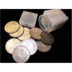 1878-1921 f-au grade morgan silver dollars- random dates and mints