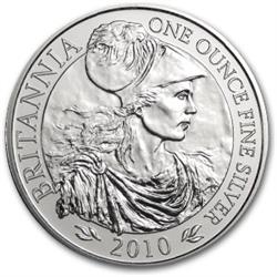 2010 Silver Britannias - 1 oz Coins