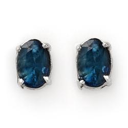 3.00 ctw Sapphire Stud Earrings