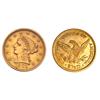 Image 1 : $ 2.5 Gold Liberty Us Minted Coins- Various Grades and Dates-
