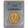 Image 1 : 1908 $20 St. Gaudens MS63 PCGS No Motto