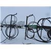 Image 1 : 3 Self Standing Metal Racks 9' High with 2 42'' Hangers