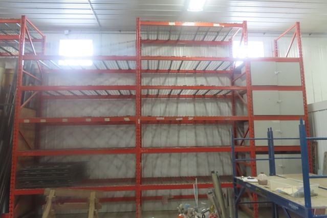 Pallet Racking 7 Uppers 12' Has Total of 52 Cross Beams 42 x 8' , 10 x ...