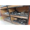 Image 2 : Bin Rack with 8 Compartments Steel Framed with Wood 8' x 8' x 3' ( Just the Shelf) 