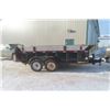 Image 1 : 2013 Canada Trailer MFG Electric/Hydraulic Tilt Gravel Tandem 7000LBS x 2 Bumper Hitch Trailer 14' L