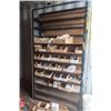 Image 1 : 40x90 2 Tier Metal Shelf, Comes Full of Metal and PVC Plumbing Connectors, Clips and Plugs 