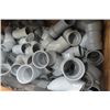 Image 2 : 2 Bins of Grey PVC Fittings 3'' - 4 1/2'' Diameter 