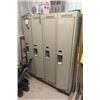 Image 1 : Metal 4 Door Lockers 48'' x 64'' x 18'' 