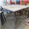 Image 2 : Patio Table 40'' x 64'' and 5 Chairs 
