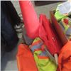 Image 3 : 4 Pylons and Safety Vests 