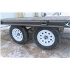 Image 3 : 2017 Excursion By Rainbow Flat Deck Bumper Hitch Trailer 16' x 8' Above Chassis with Stake Holder Ta