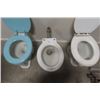 Image 2 : 3 Vintage Toilets - Standard, Ideal, Enware 