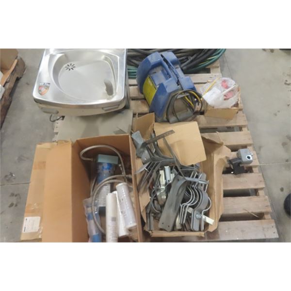 Water Tanks, Water Filters, Riser Clamps, Roof Tie Offs for Rope, Reclaimer for Refrigeration, Water