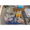 Image 1 : Large Assortment of Screws, Bolts, Fasteners, Washes, and Plastic Storage Bins 