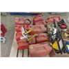 Image 2 : 10 Assorted Gas Cans, Funnels, Construction Light, Carriage Bolts, Copper Pipe, Plus More 
