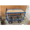 Image 1 : 2 Tier Rolling Shop Cart 