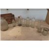 Image 1 : Assorted Glass Bottles and Sealers with Pepsi Crate 